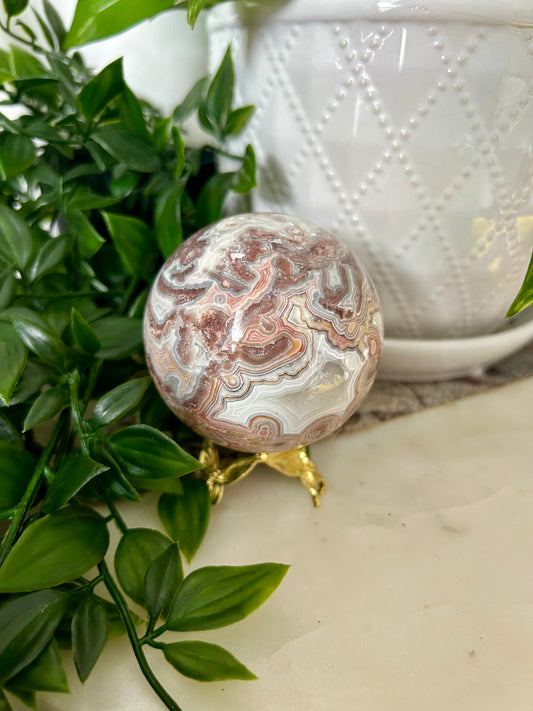Crazy Lace Agate Sphere