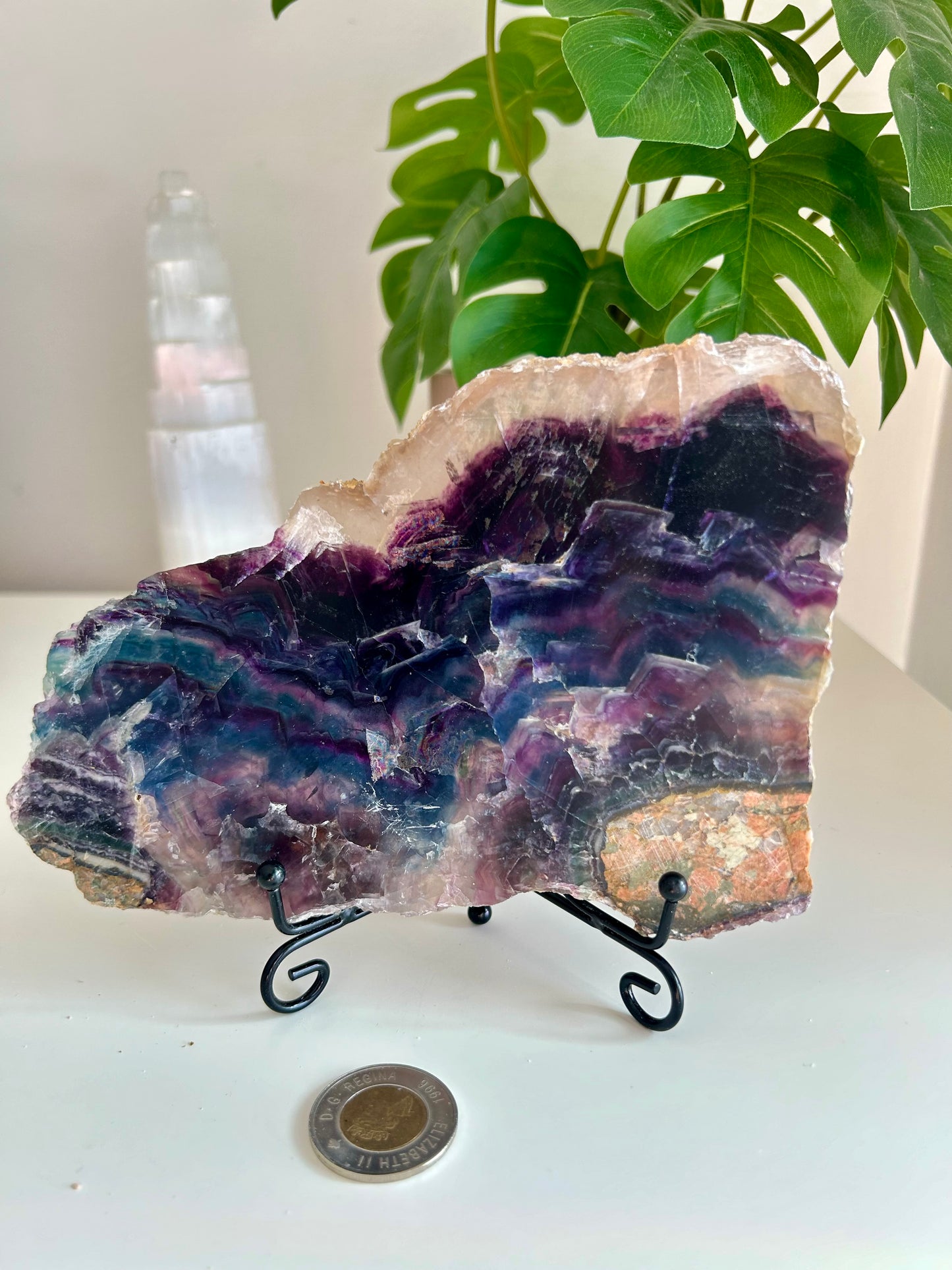 Dark Purple Fluorite Slabs