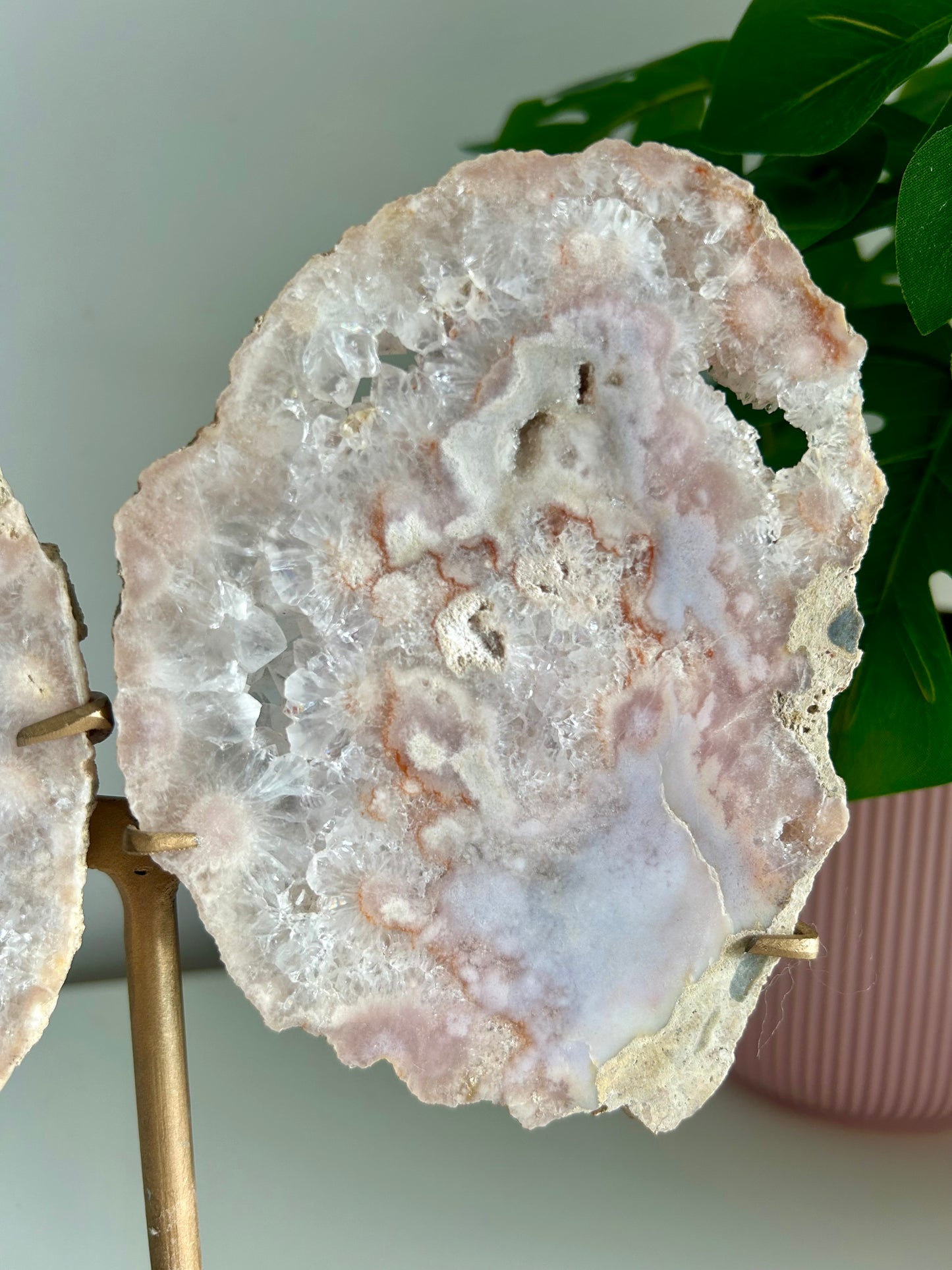 Large Pink Amethyst Butterfly
