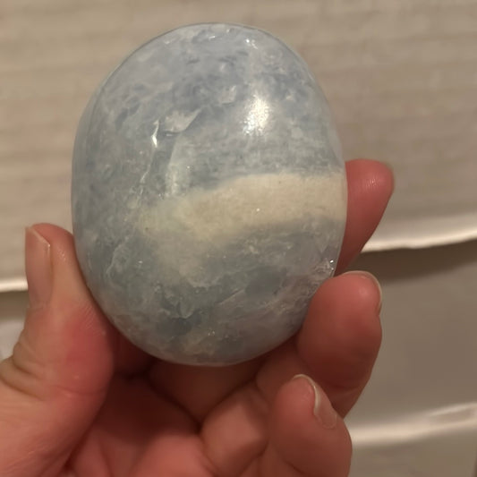 Blue Calcite Palmstone