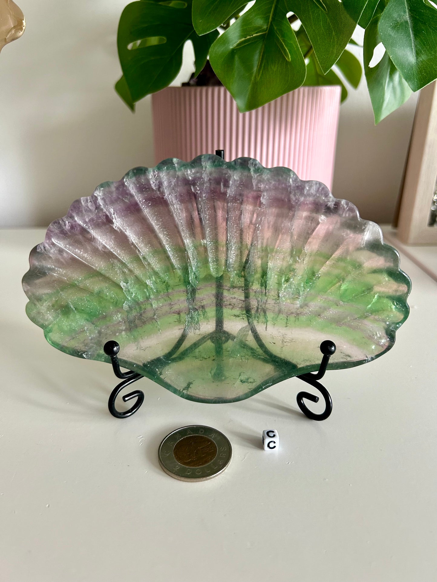 Fluorite Shell Bowl