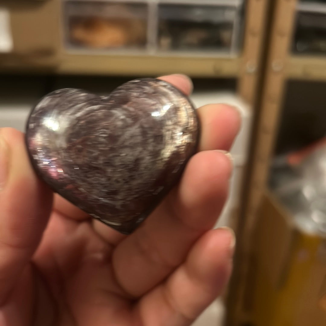 Gem Lepidolite Shapes