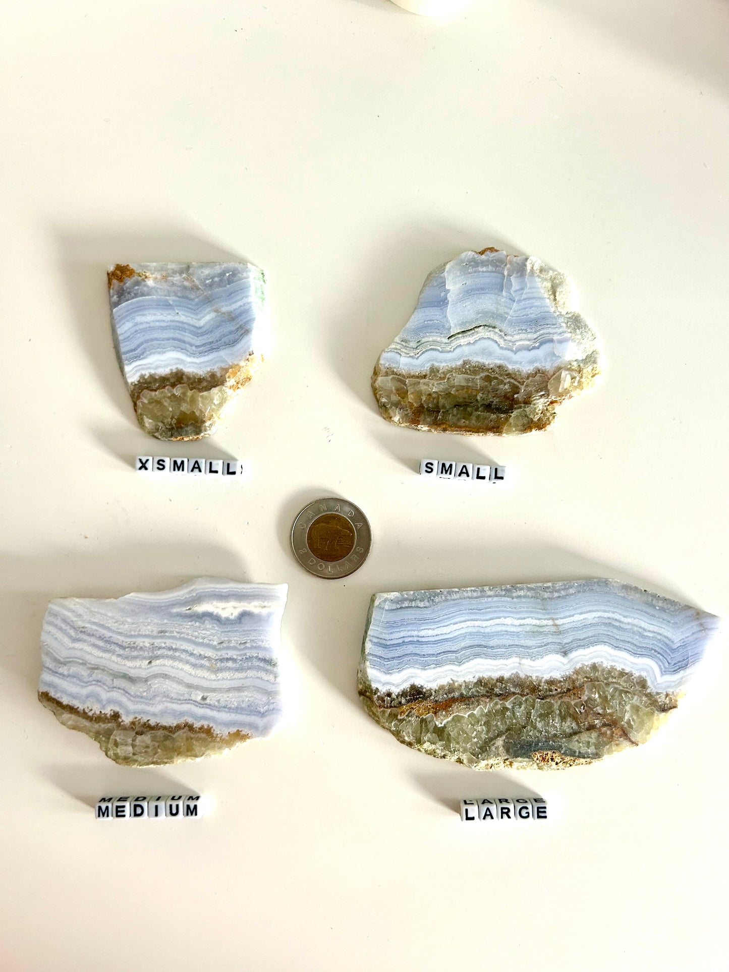 Blue Lace Agate Slabs