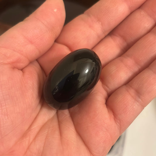 Tumbled Black Obsidian