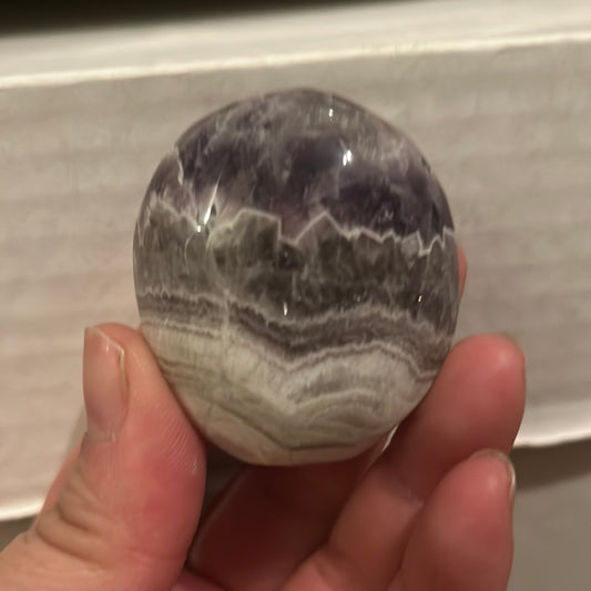 Chevron Amethyst Palmstones