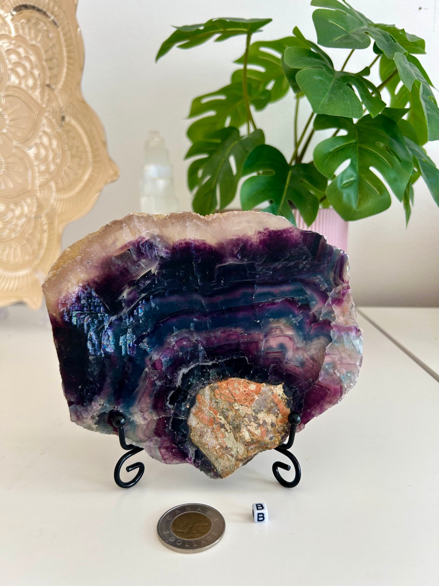 Dark Purple Fluorite Slabs
