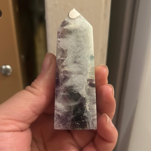 Snowflake Fluorite Tower