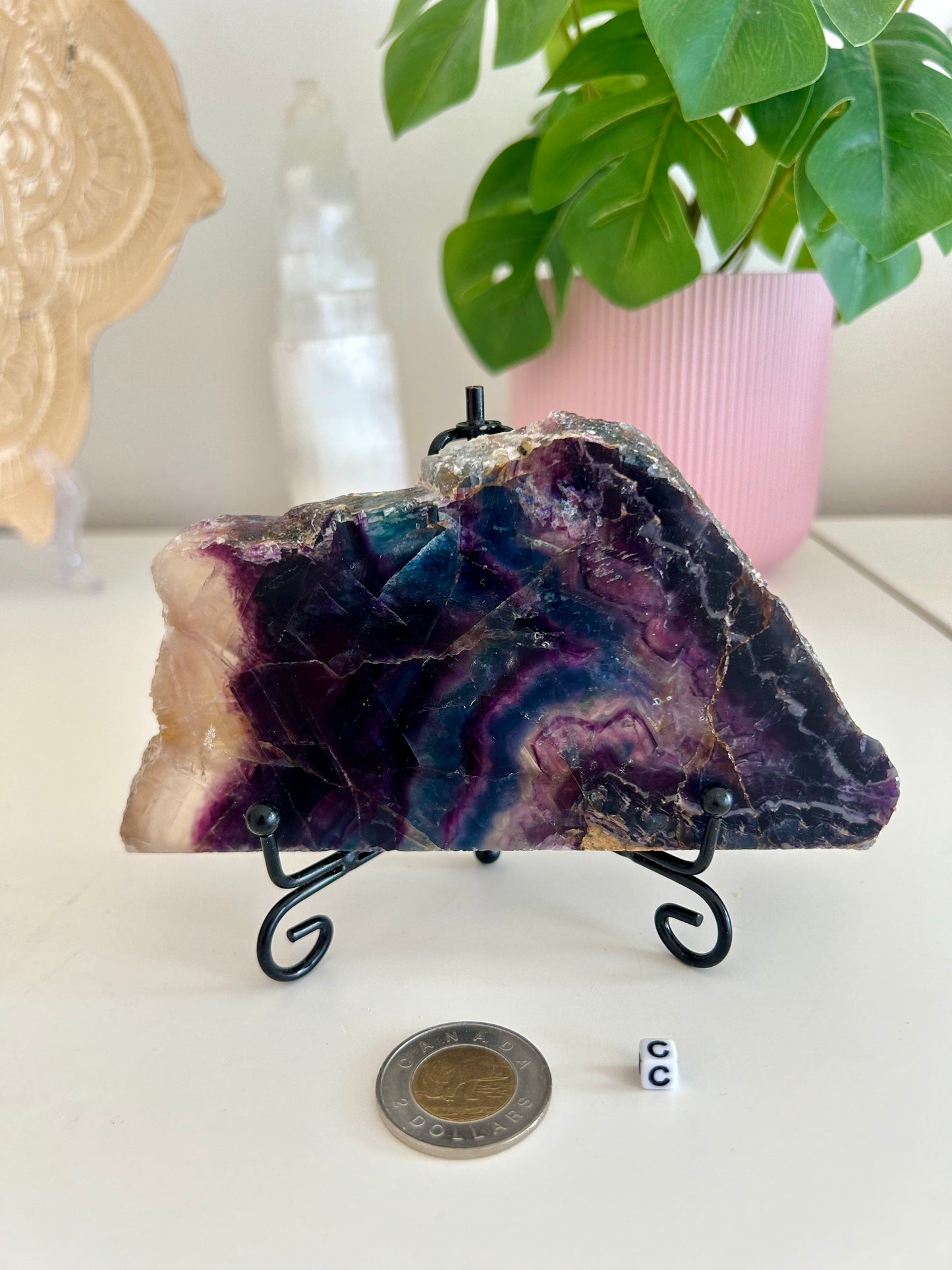 Dark Purple Fluorite Slabs