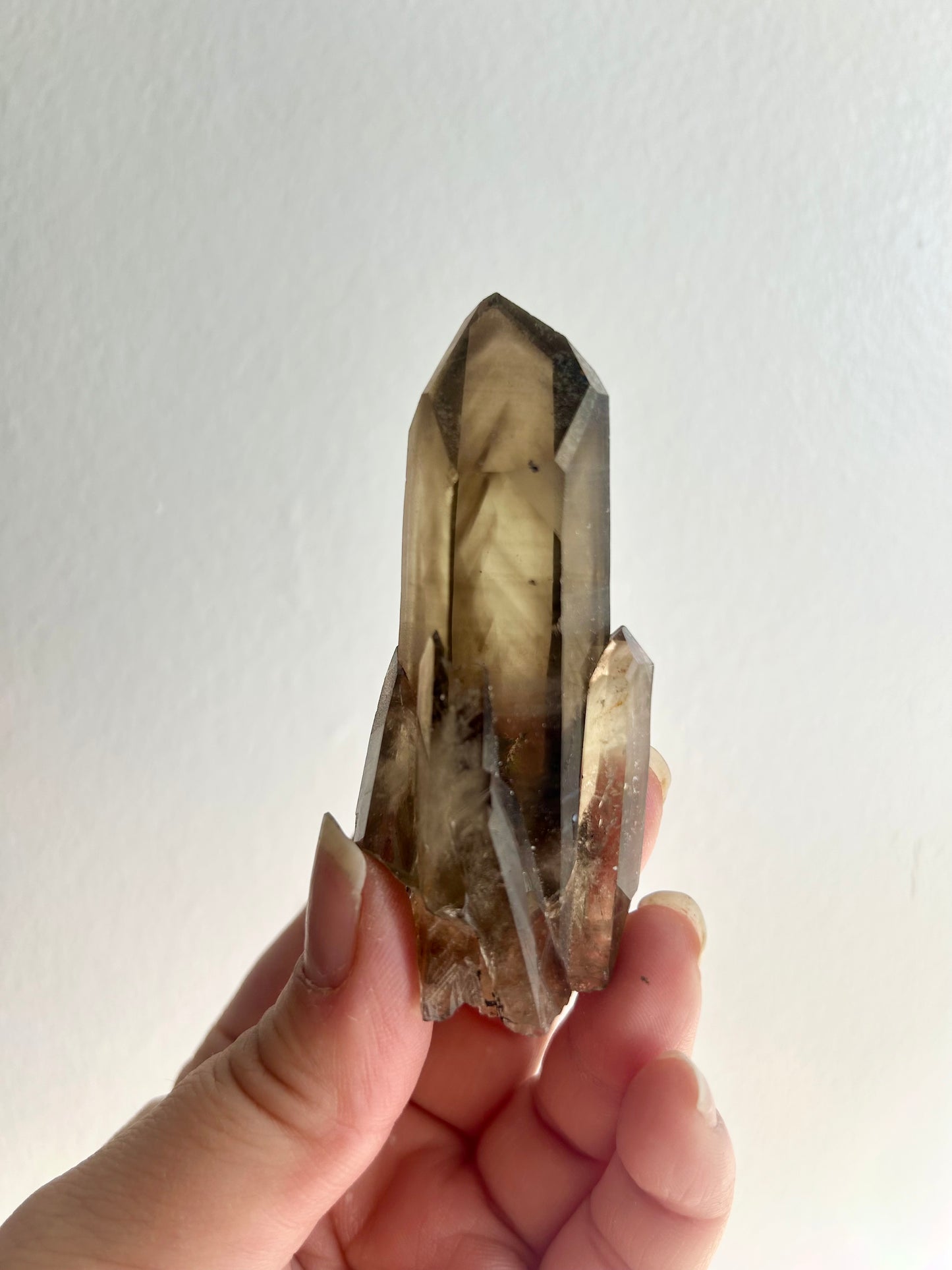 Natural Smoky Citrine with Phantom
