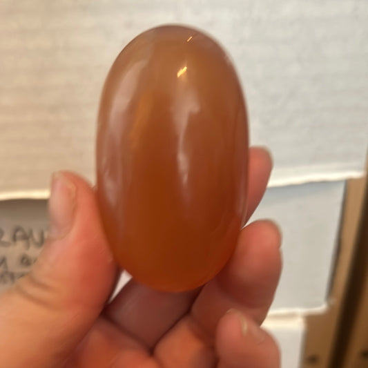 Honey Calcite Palmstone