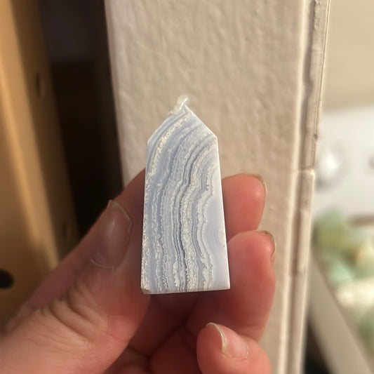 Blue Lace Agate Towers