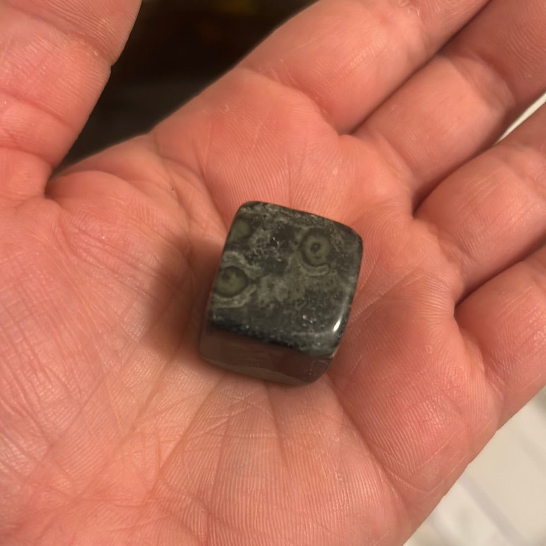 Crocodile Jasper Cube