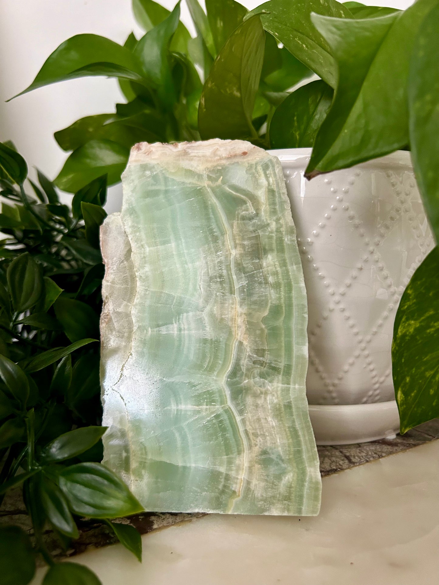 Pistachio Calcite Slab