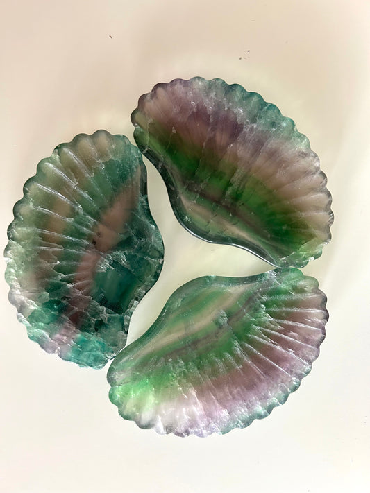 Fluorite Shell Bowl