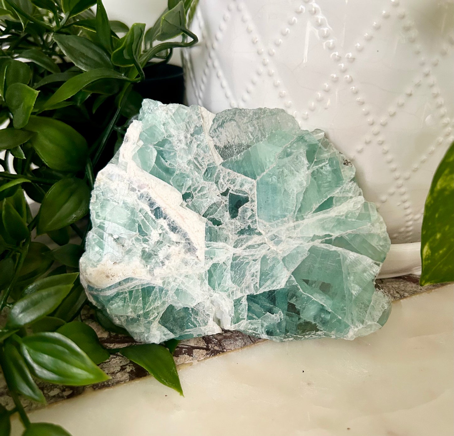 Large Dark Green Fluorite Slabs