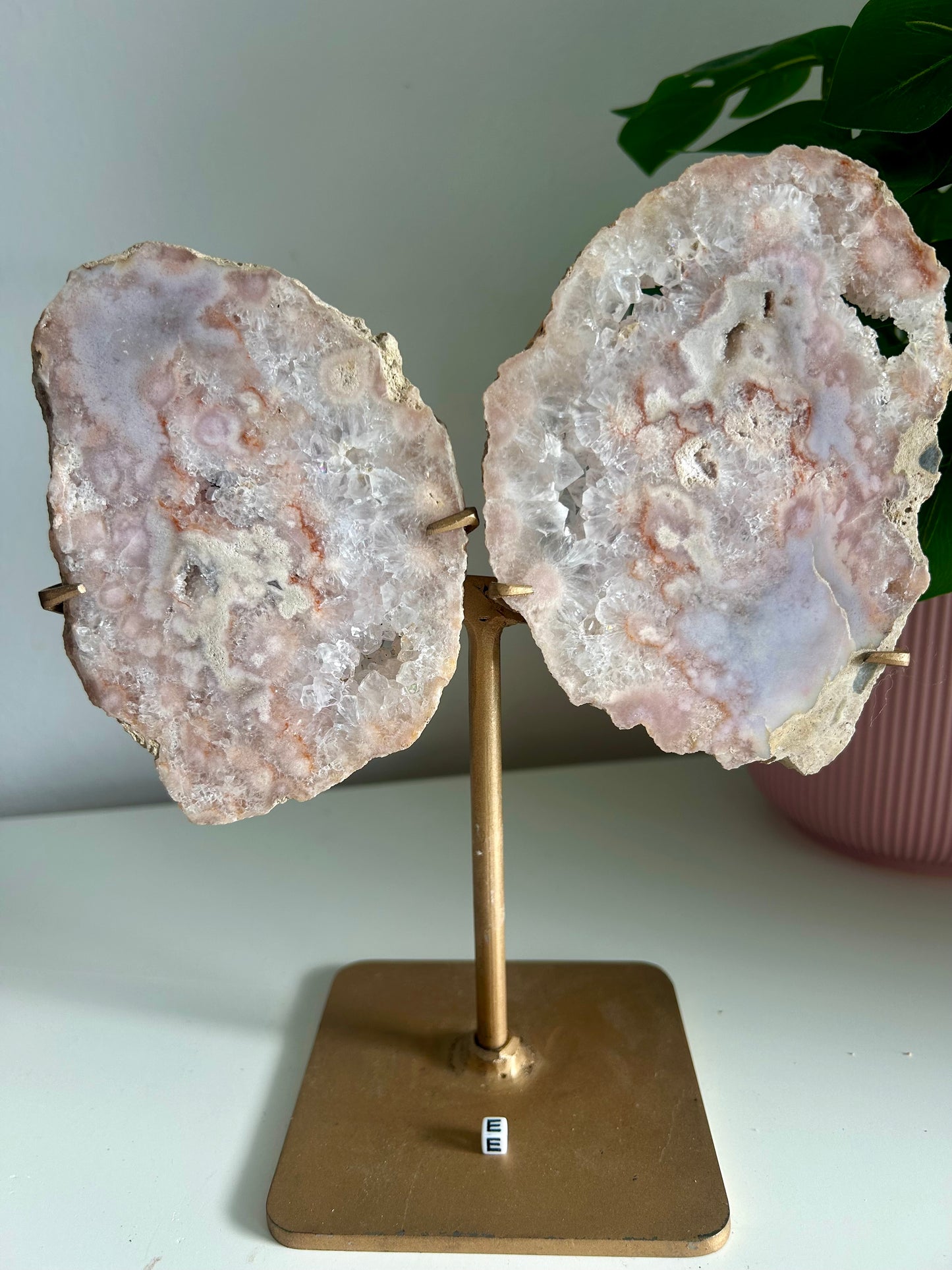 Large Pink Amethyst Butterfly