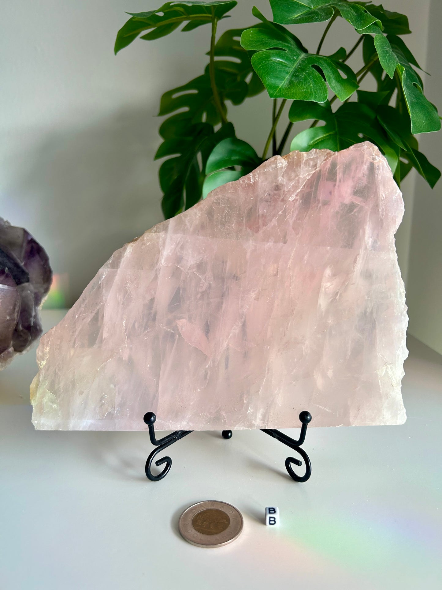 Large Rose Quartz Slabs