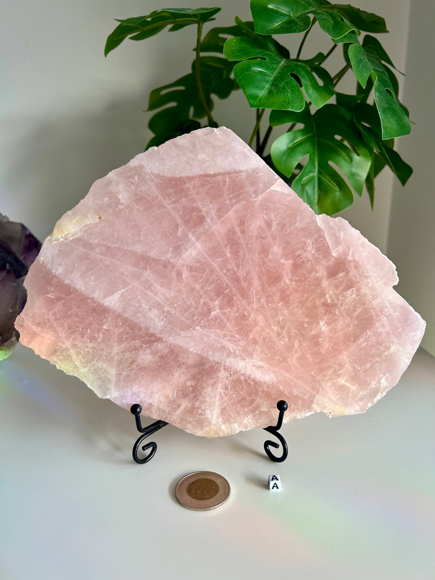 Large Rose Quartz Slabs