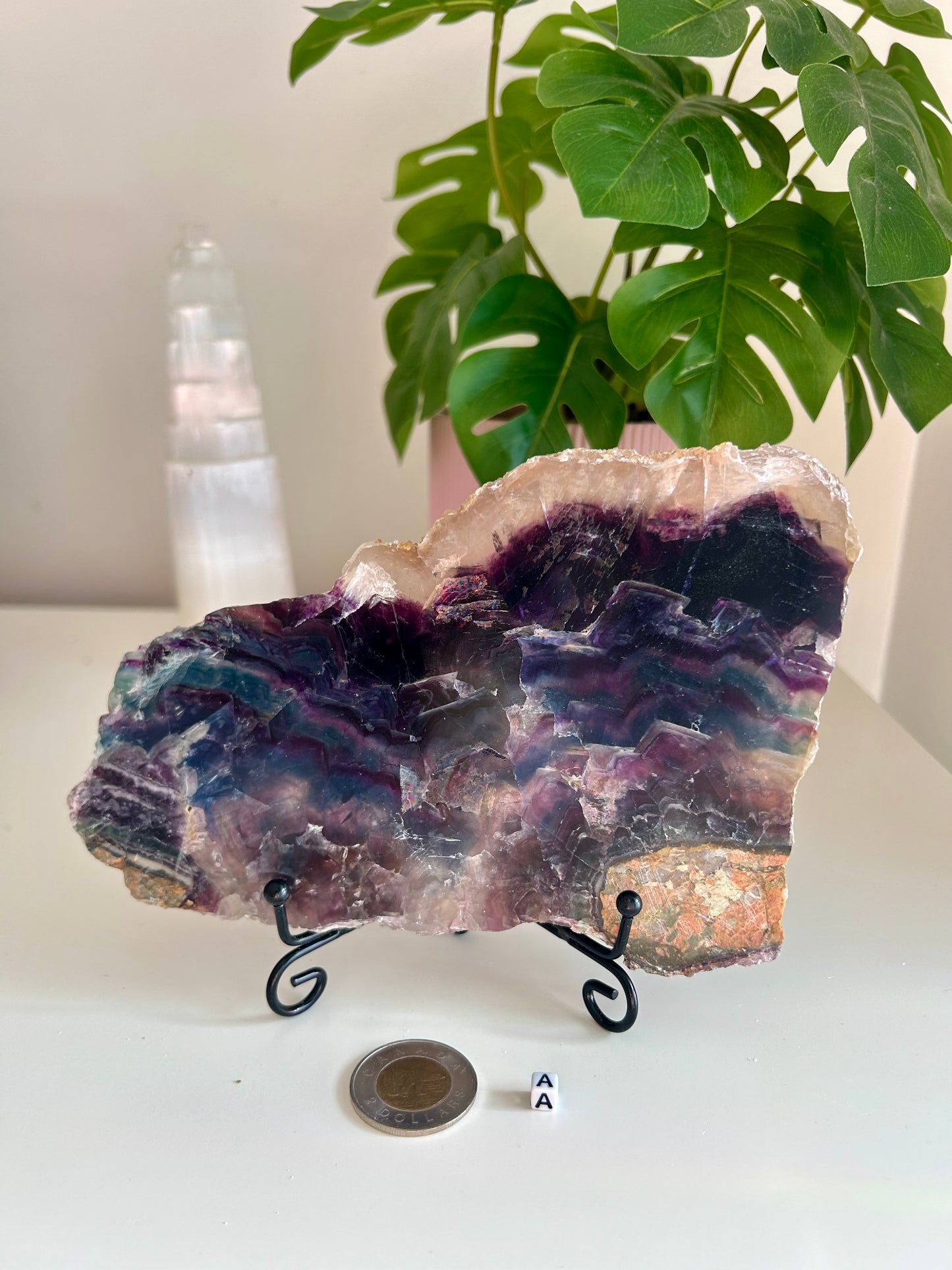 Dark Purple Fluorite Slabs