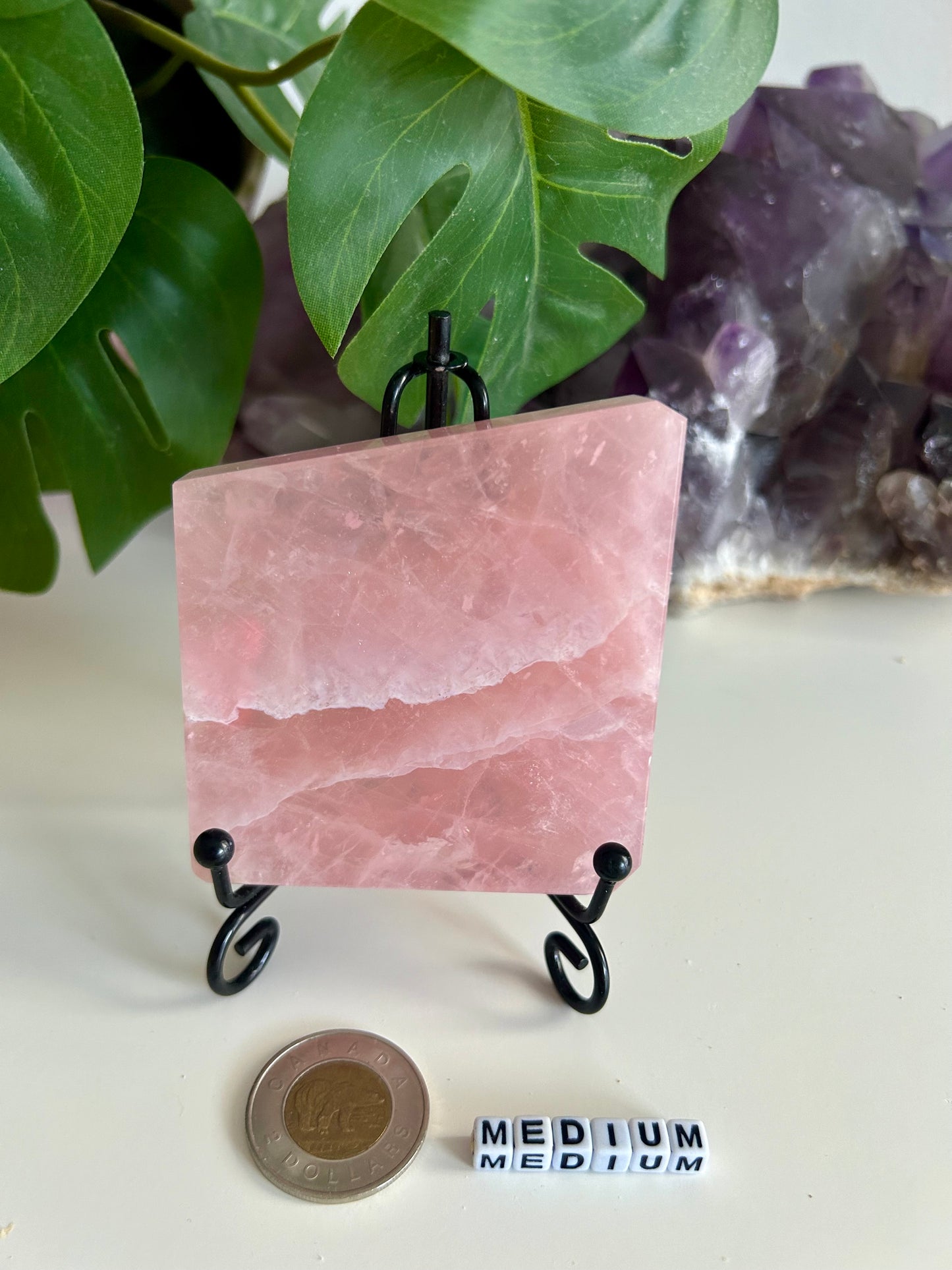Gem Quality Rose Quartz Slabs