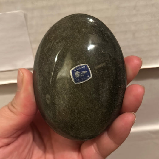 Golden Sheen Obsidian Palmstones