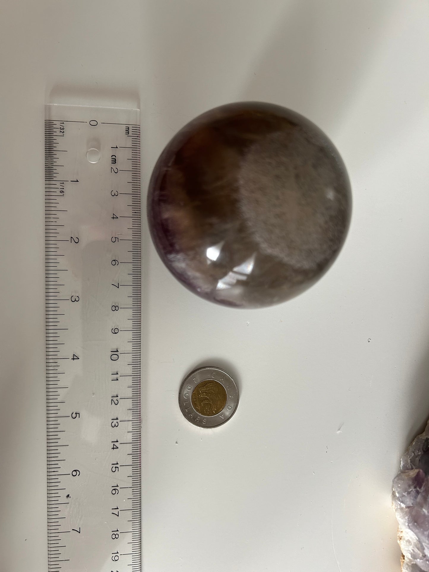 Gem Fluorite Sphere