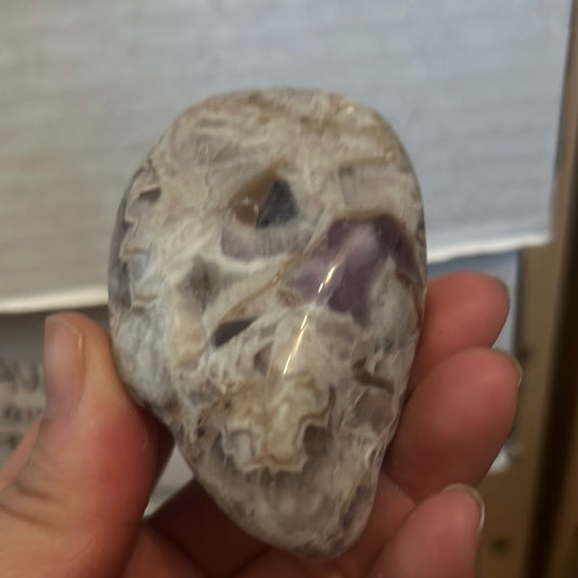 Chevron Amethyst Tumbled