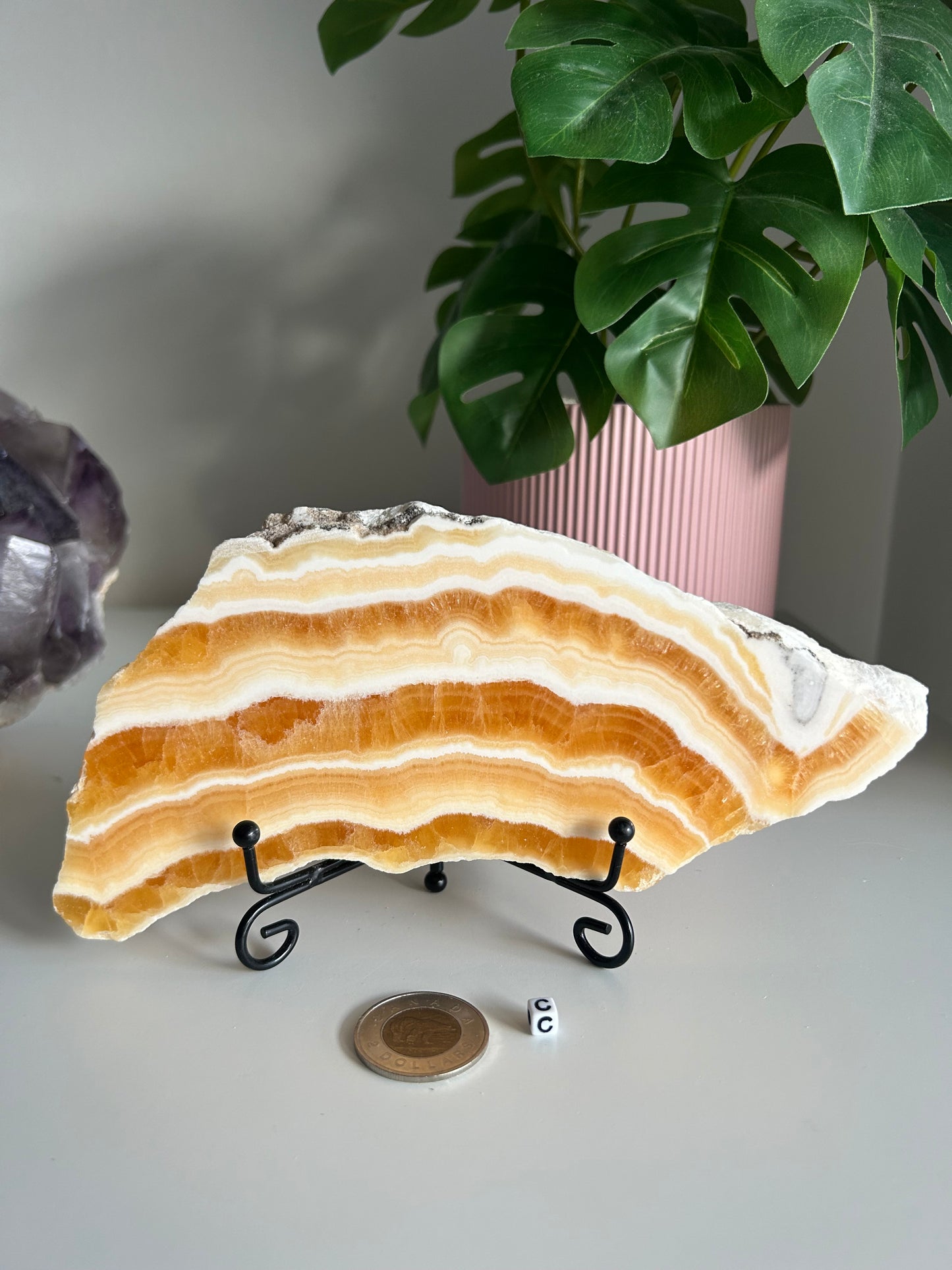 Orange Calcite Slabs
