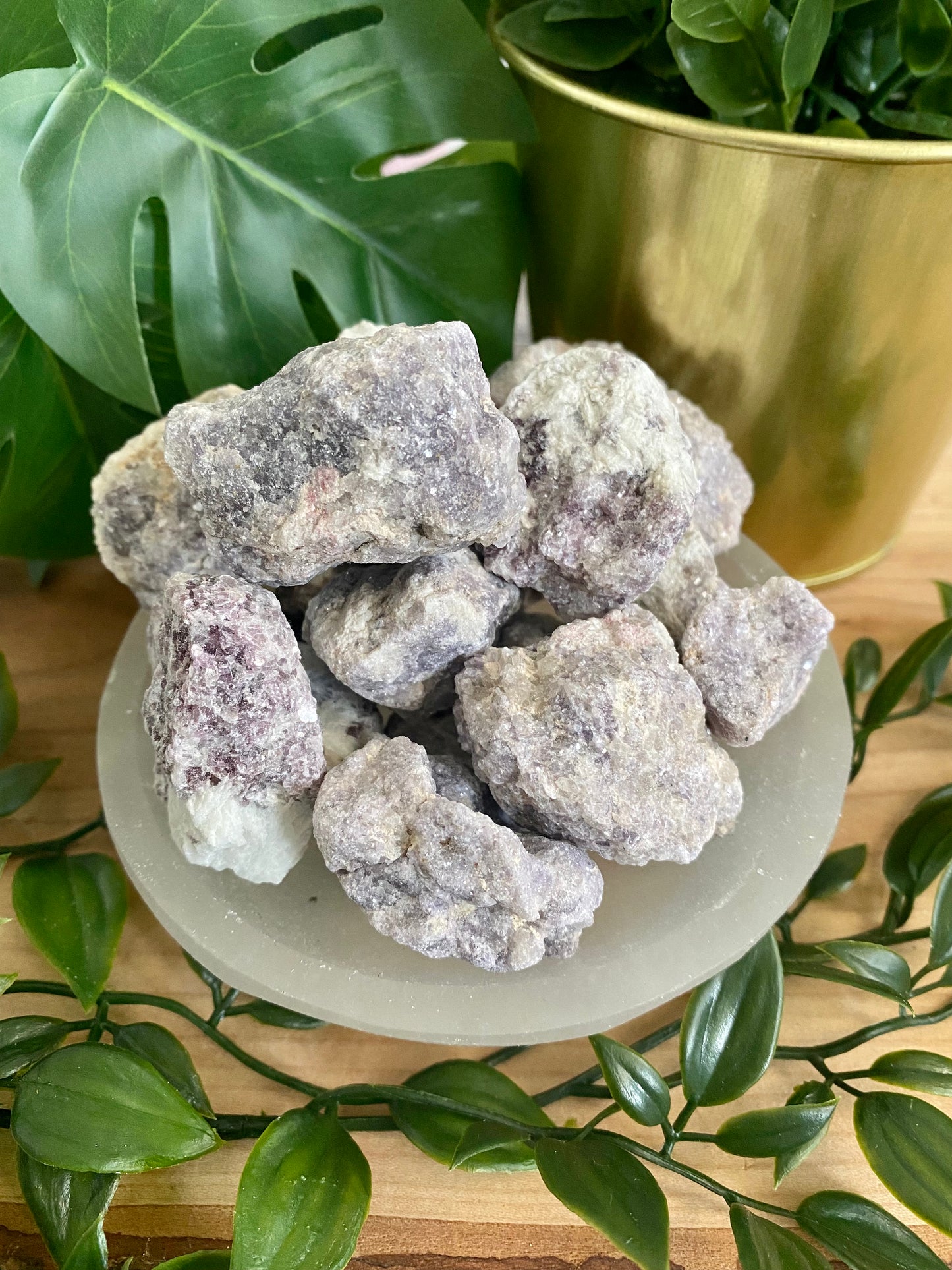 Raw Lepidolite Chunks