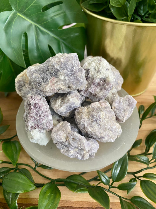 Raw Lepidolite Chunks