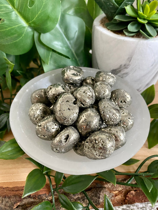 Pyrite Tumbled