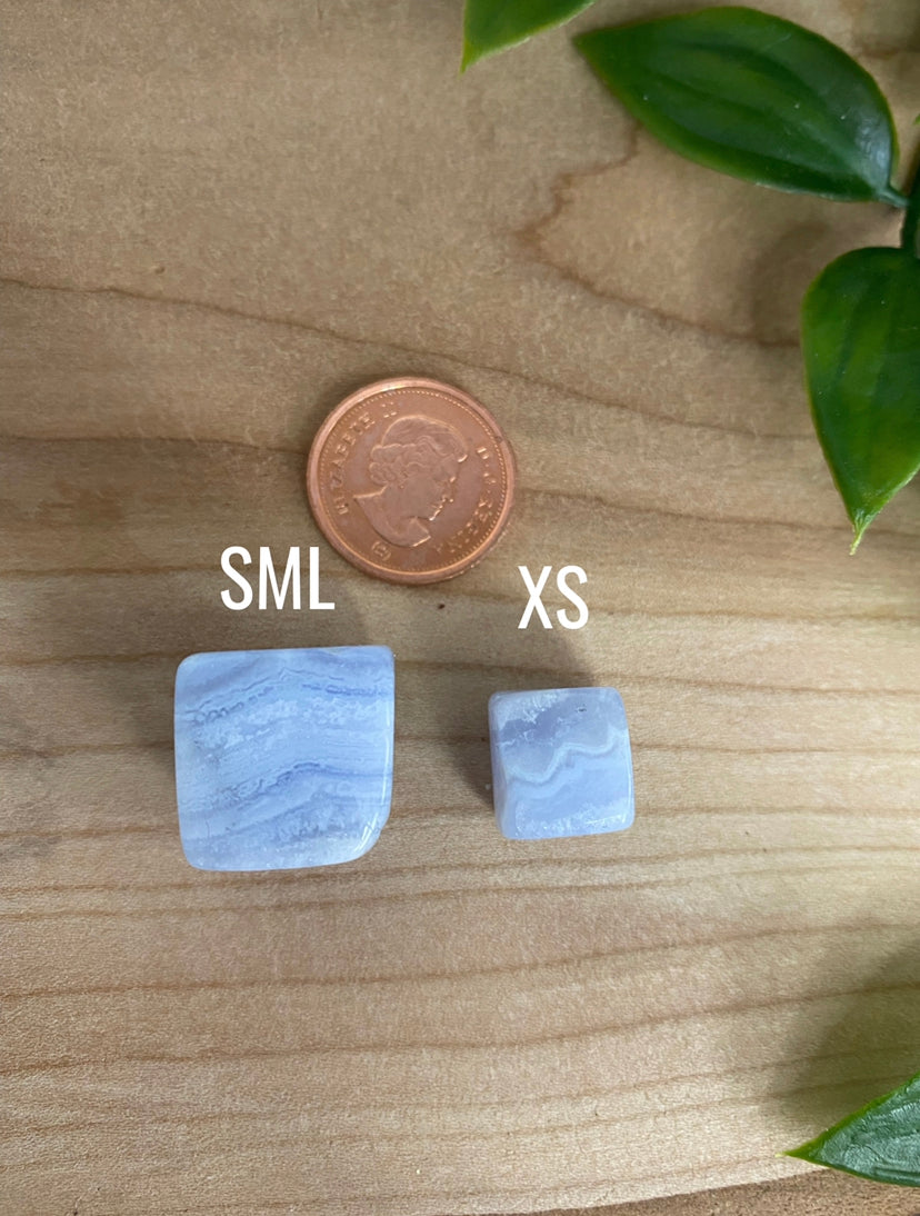 Blue Lace Agate Mini Cubes