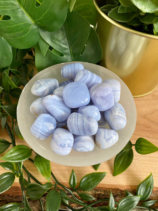 Blue Lace Tumbled