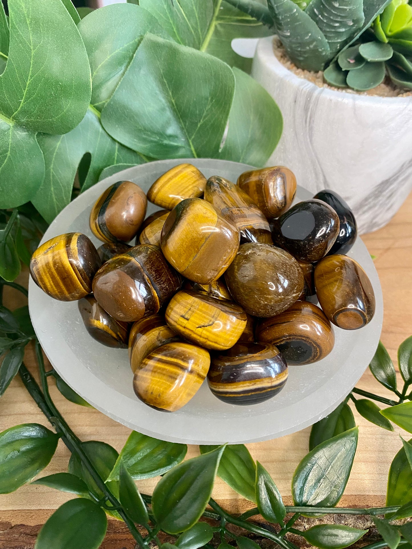 Yellow Tigers Eye Tumbled