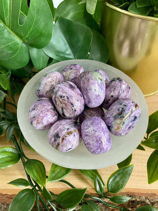 Charoite  Tumbled