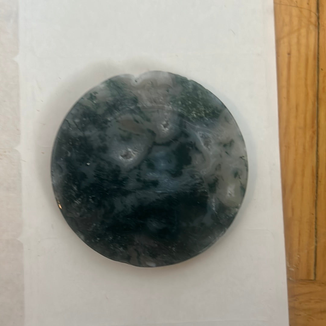 Moss Agate Charging Plate