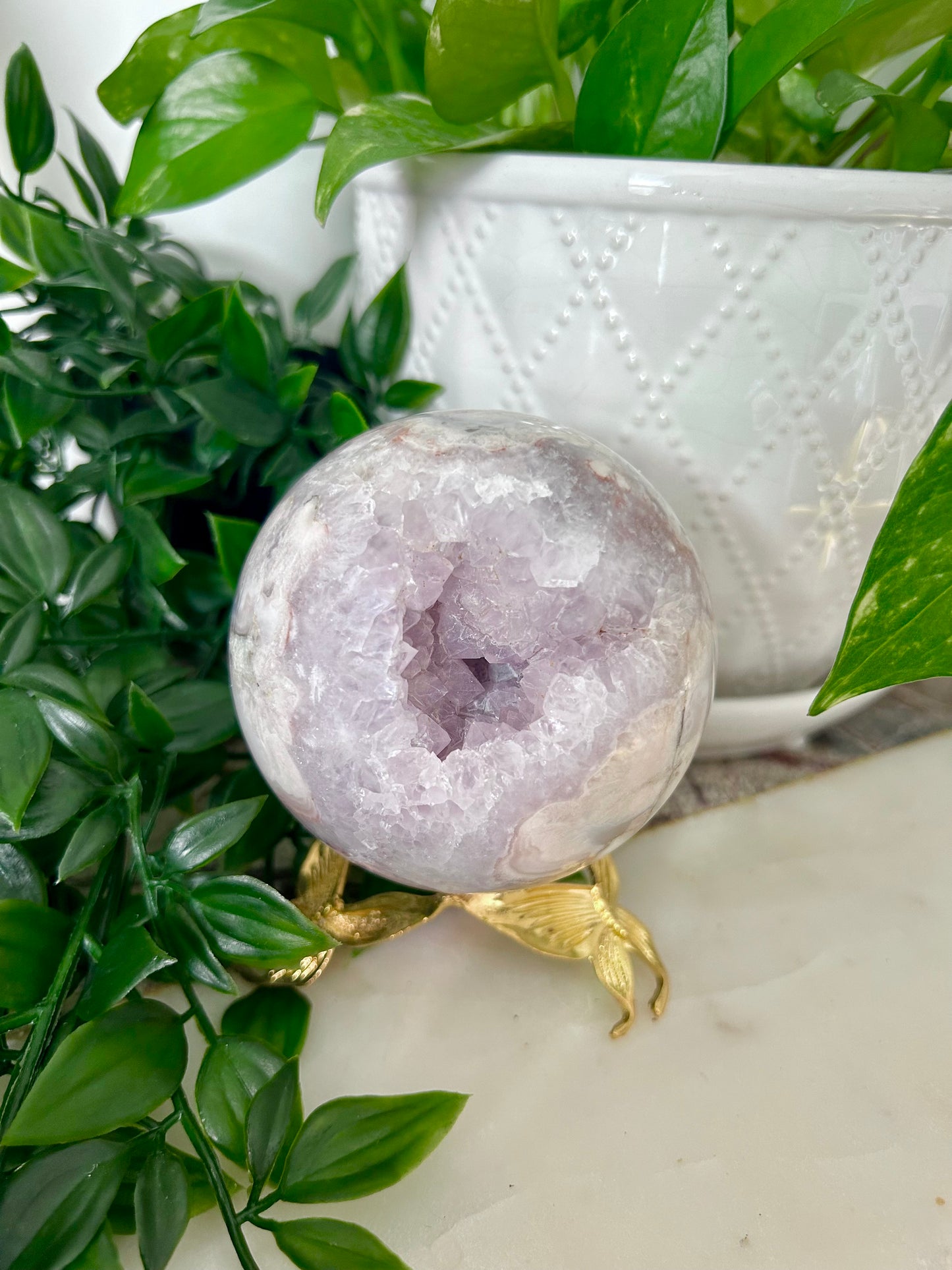 Pink Amethyst Sphere