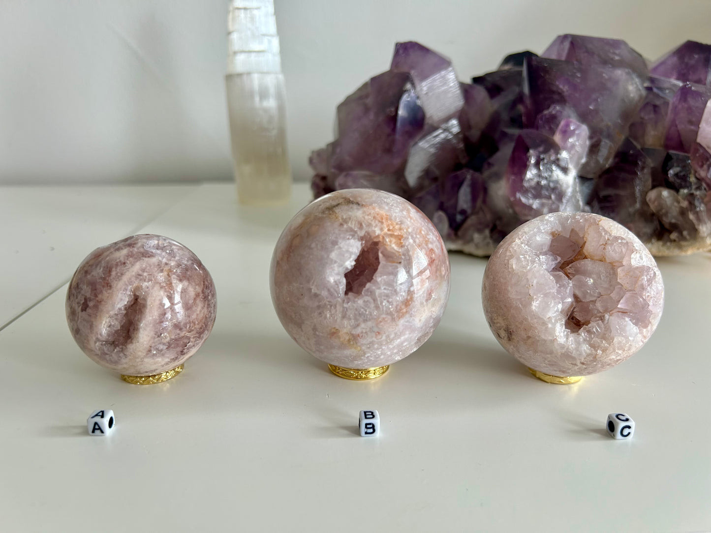 Pink Amethyst Sphere