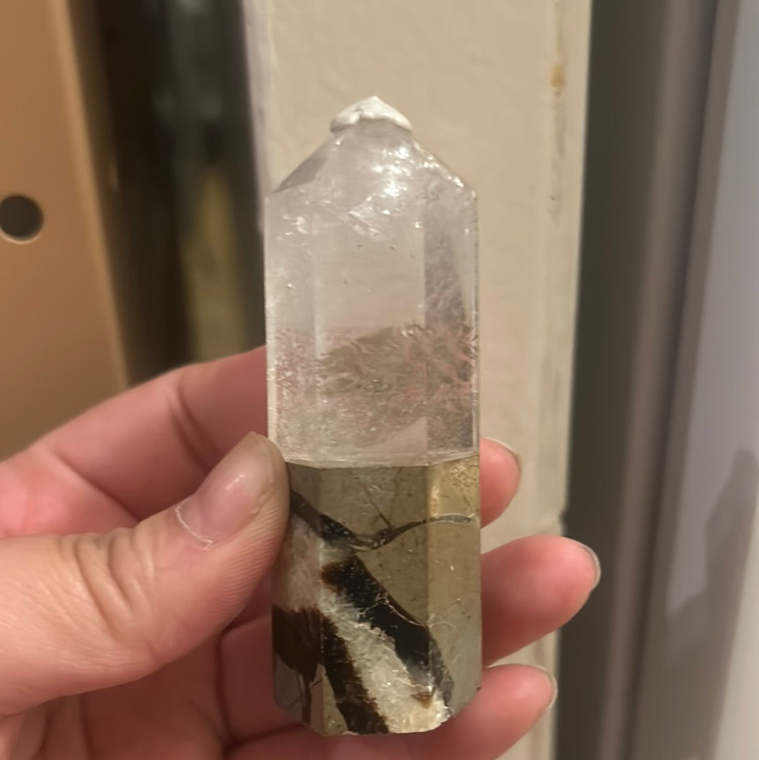 Quartz and Septarian Tower