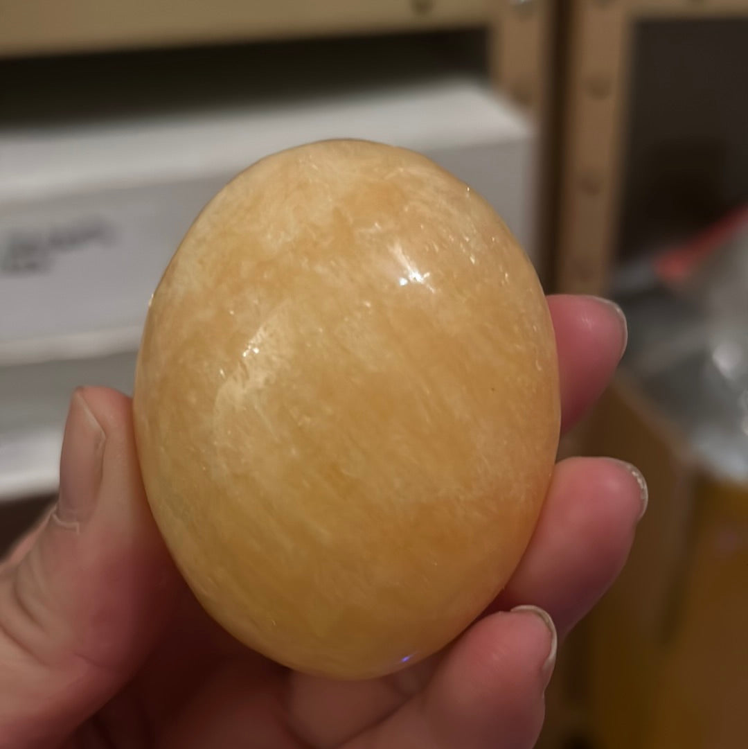 Orange Calcite Palmstone