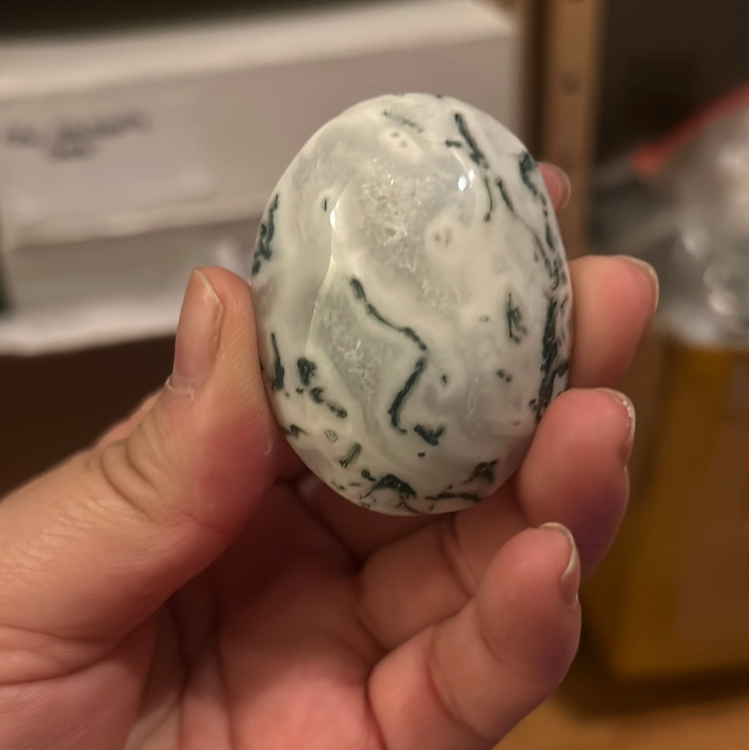 Moss Agate Palmstone