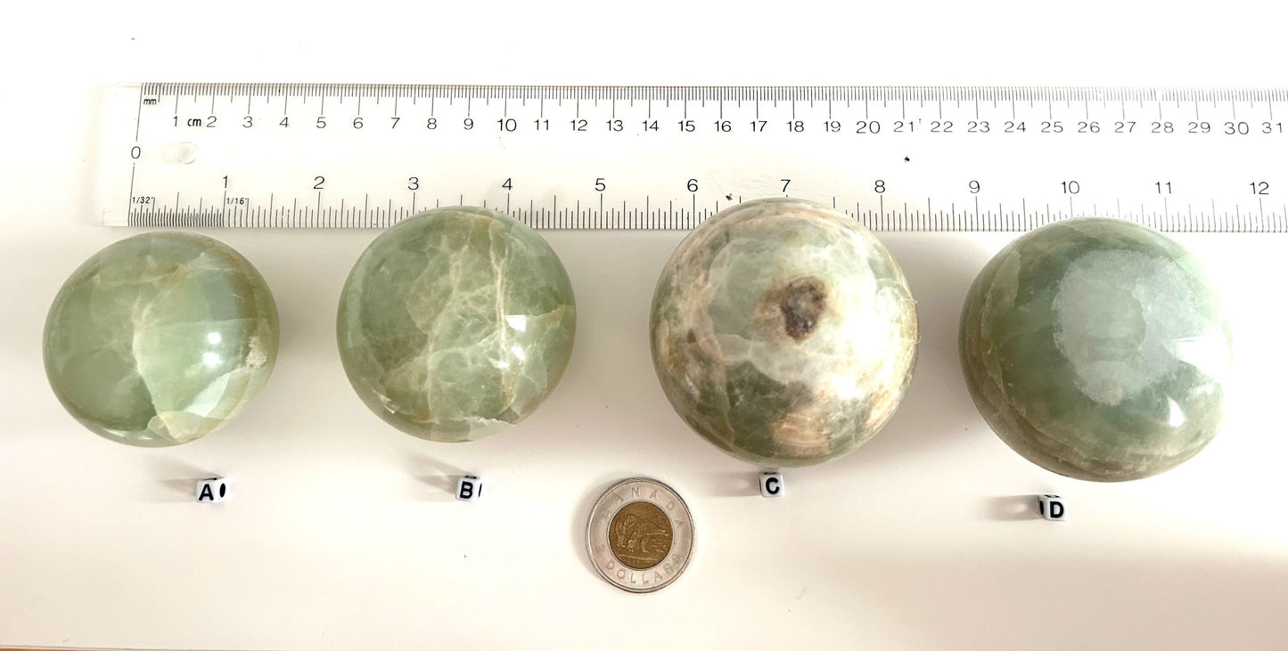 Pistachio Calcite Sphere