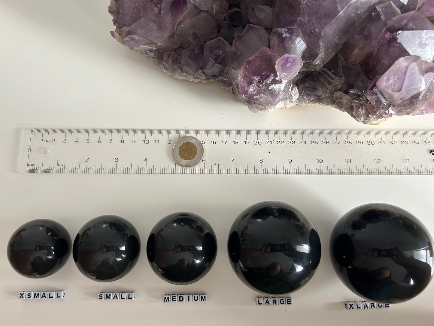 Rainbow Obsidian Sphere