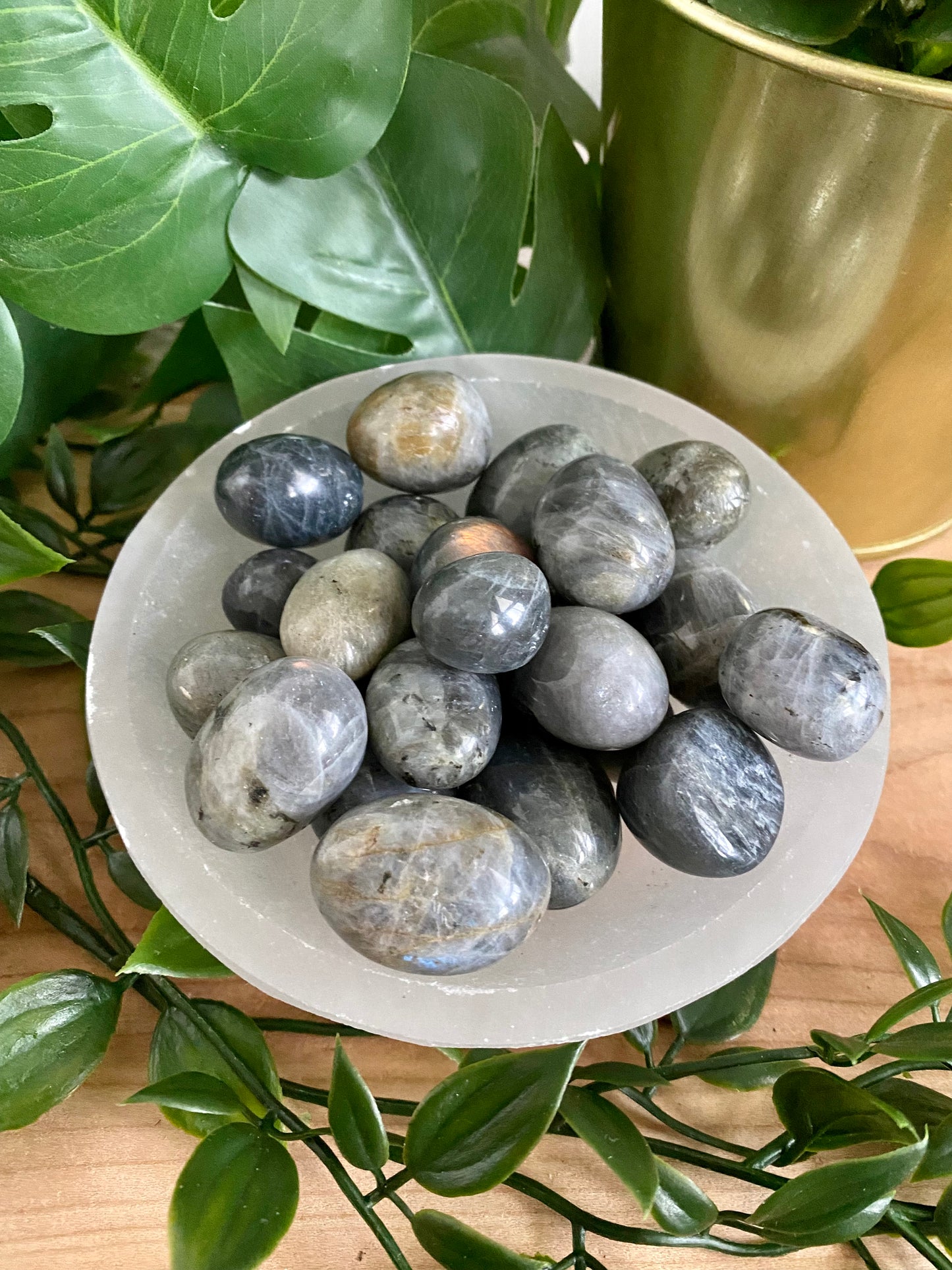 Purple Labradorite Tumbled