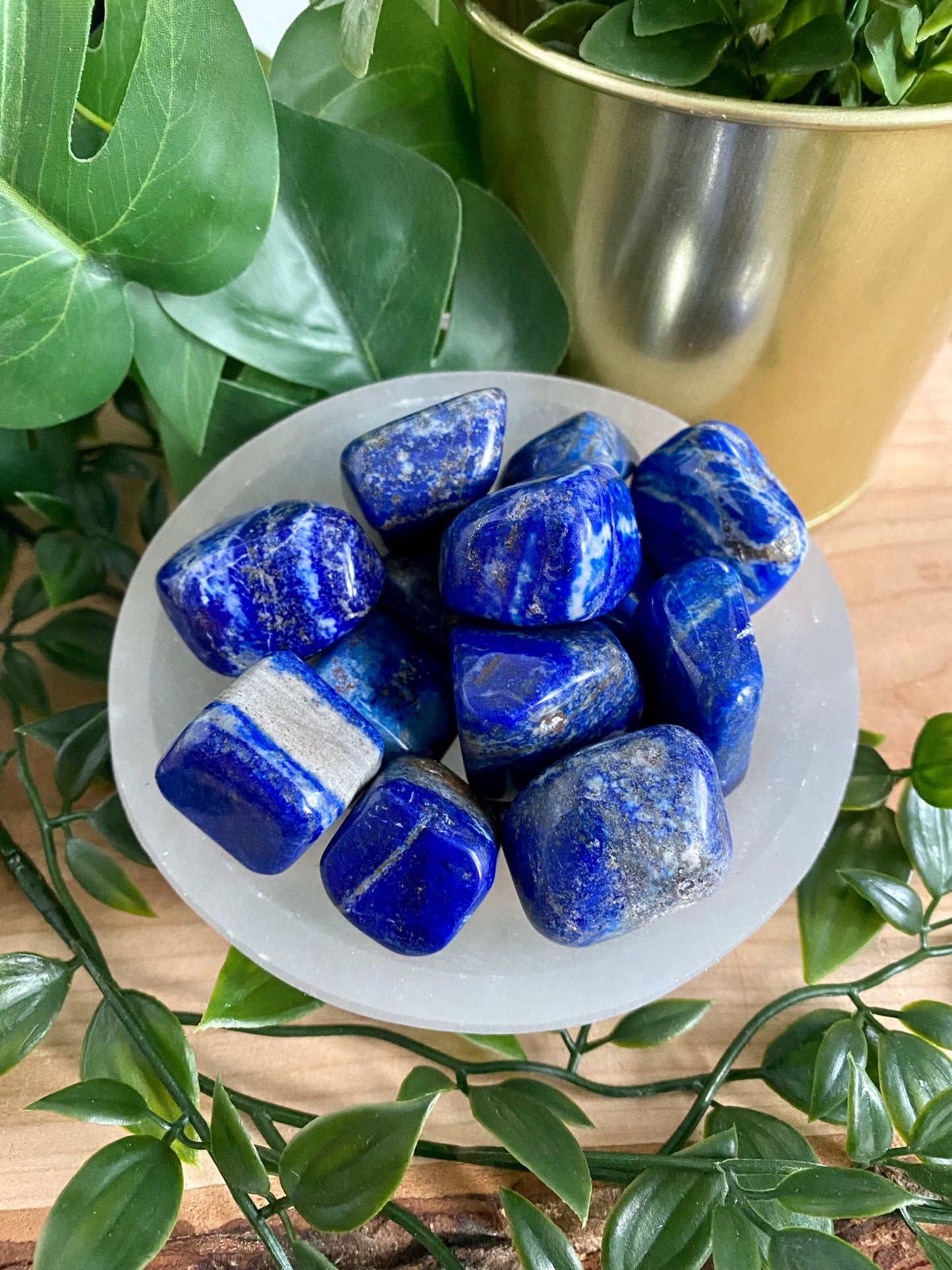 Lapis Tumbled - Medium